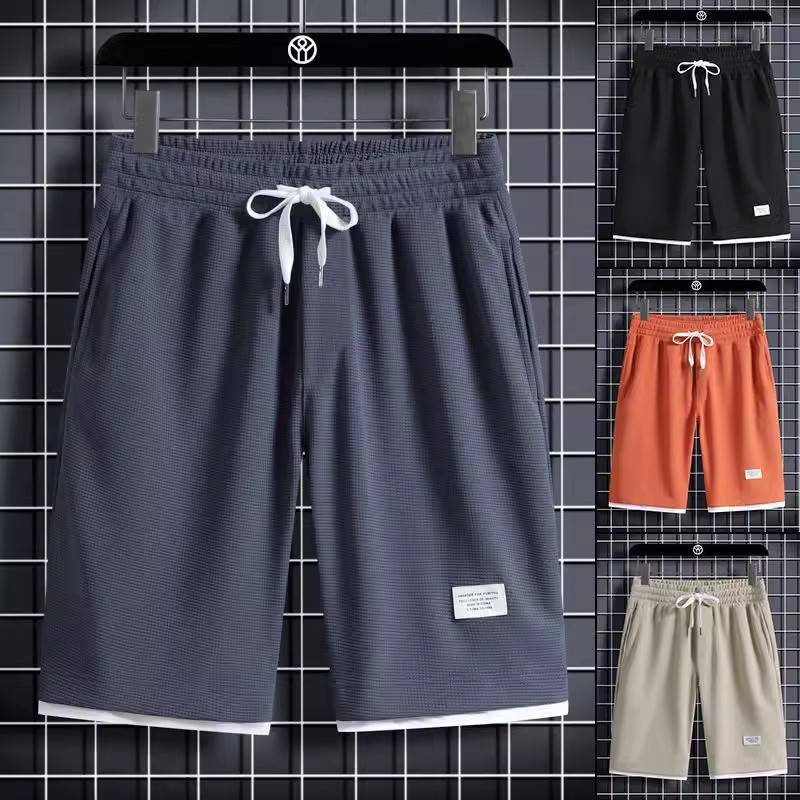 Clear warehouse leakage casual shorts Men's summer tide brand American loose pants pants, Huafer thin sports horse pants