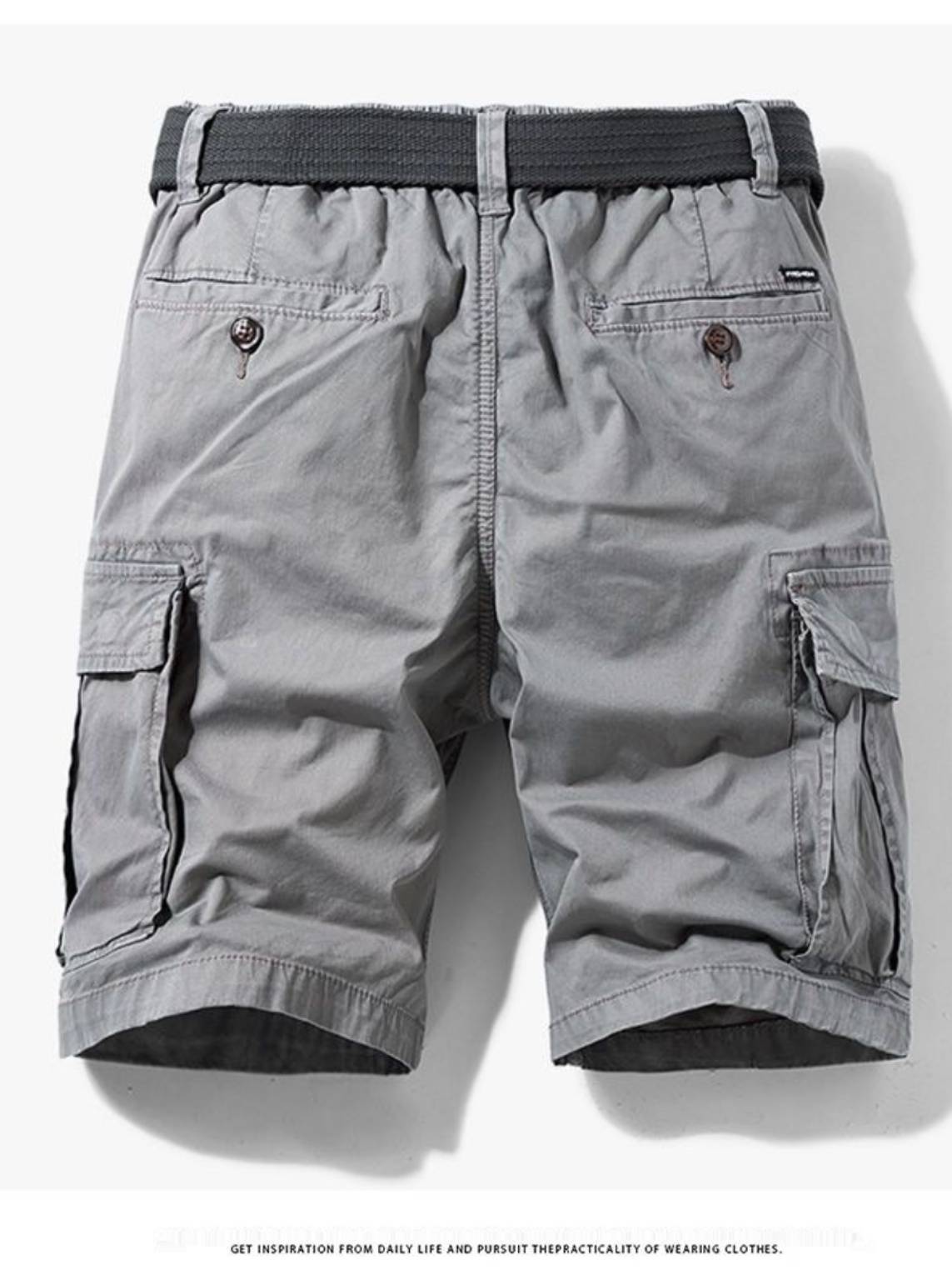 Summer new men's casual short pants loose waist, cotton workers, pants pants pants, pants, pants, thin tide