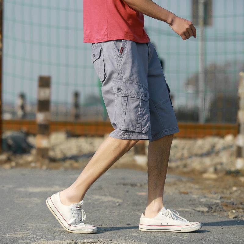 Duan Ge's Cross -border Summer Works Shorts Yantong Men's Male Leisure Seven Pants Tide Tippile Brand Middle Pants 2024