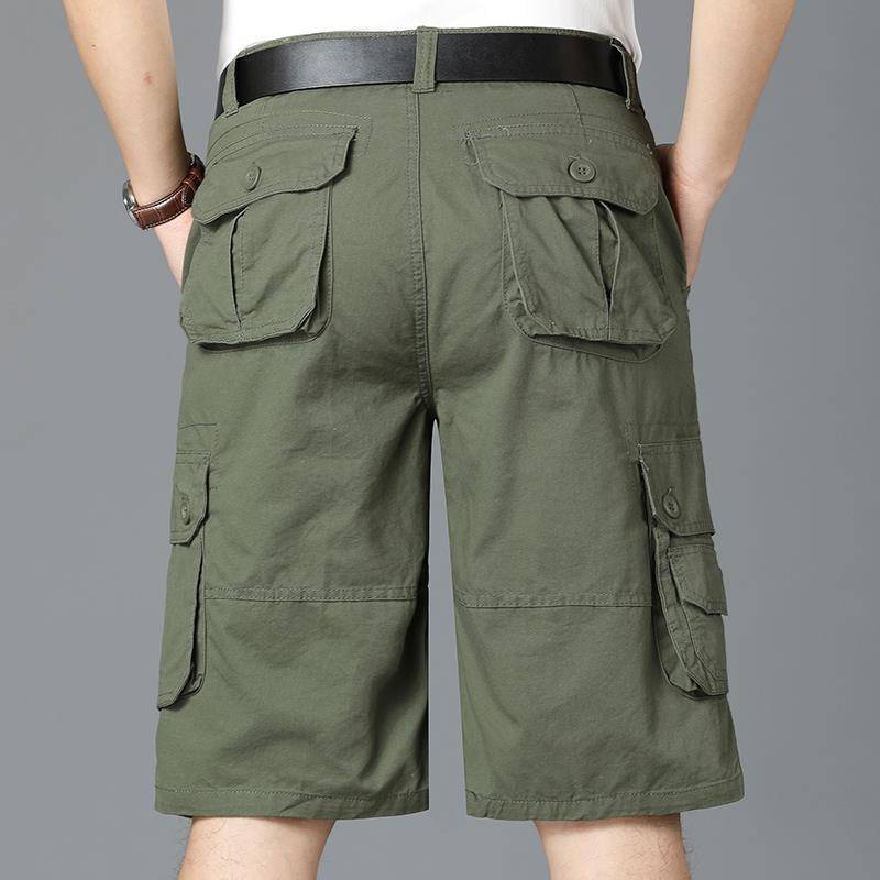 Summer new pants pants men's shorts loose straight leisure sports workers dressing pants and horse pants beach pants