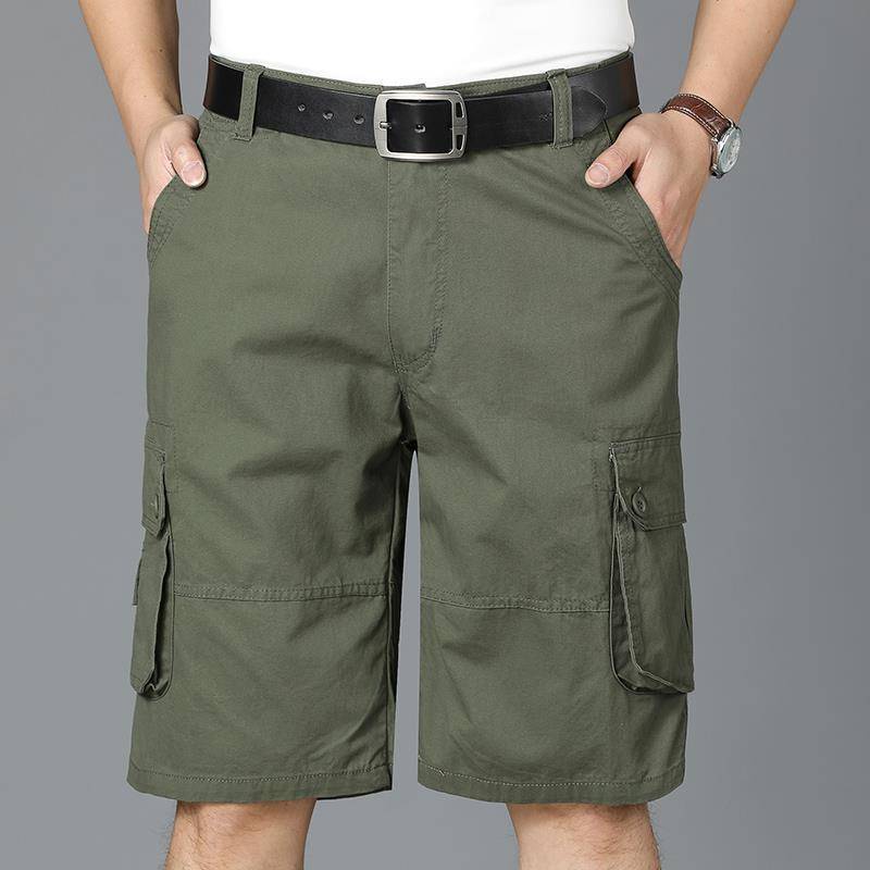 Summer new pants pants men's shorts loose straight leisure sports workers dressing pants and horse pants beach pants