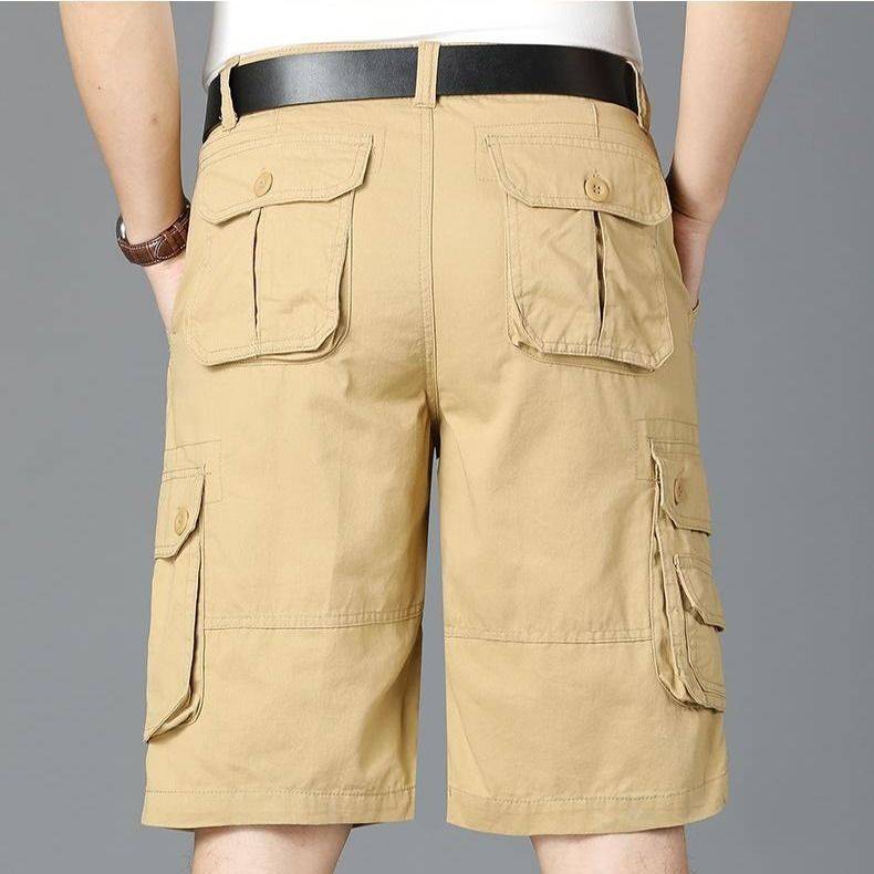 Summer new pants pants men's shorts loose straight leisure sports workers dressing pants and horse pants beach pants