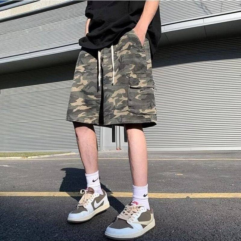 Short pants men's beautiful summer cotton cotton casual pants thin loose tide brand sports pants high street wild pants pants