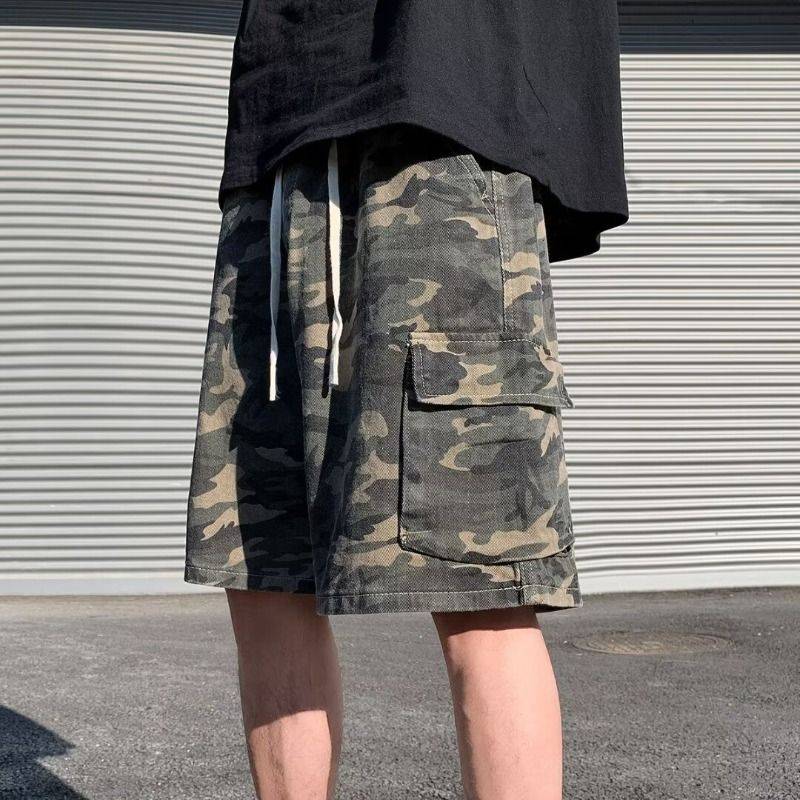 Short pants men's beautiful summer cotton cotton casual pants thin loose tide brand sports pants high street wild pants pants