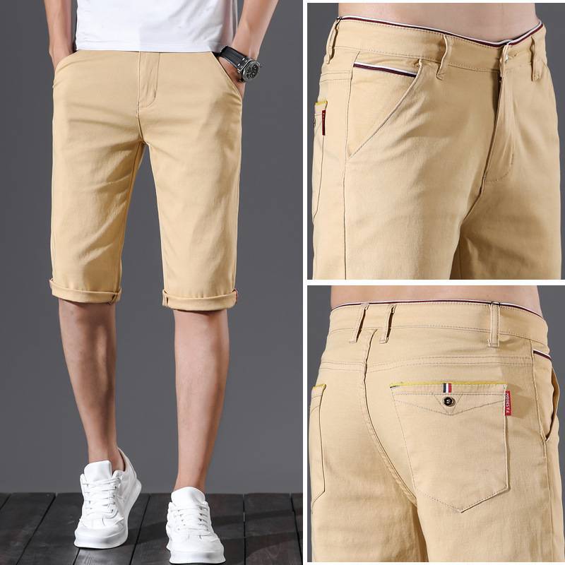 Short pants men's cropped pants casual loose penta pants 2022 summer thin models trendy pants male horse pants manufacturers