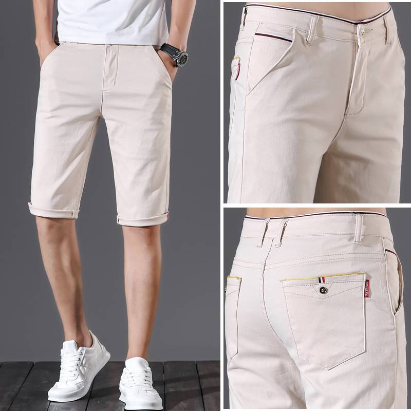 Short pants men's cropped pants casual loose penta pants 2022 summer thin models trendy pants male horse pants manufacturers