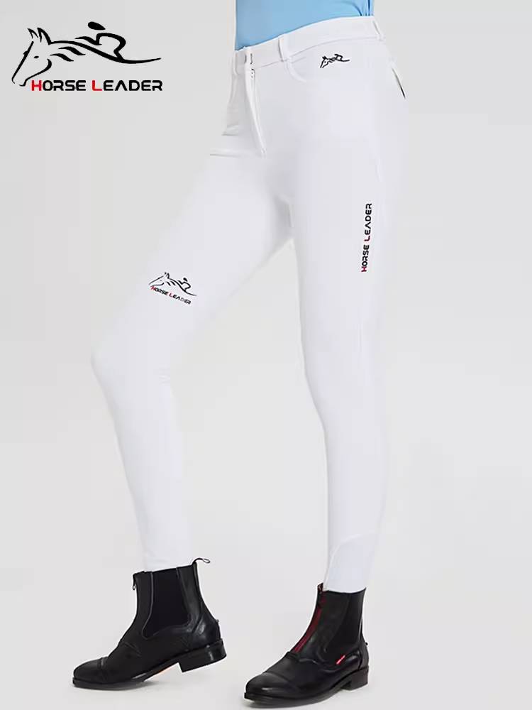 HorseLeader spring and summer adult equestrian horse pants professional equestrian race equipment silicon rubber ride pants clothing female