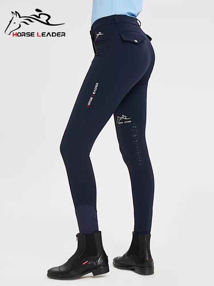 HorseLeader spring and summer adult equestrian horse pants professional equestrian race equipment silicon rubber ride pants clothing female