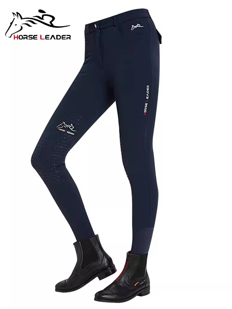 HorseLeader spring and summer adult equestrian horse pants professional equestrian race equipment silicon rubber ride pants clothing female