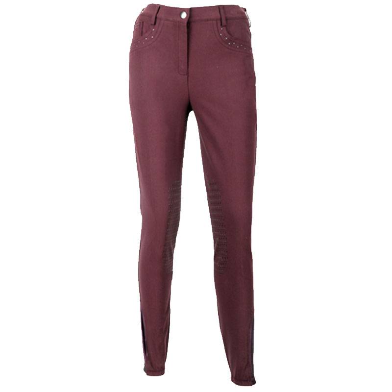 Female horse pants summer horse pants semi -silicon gum non -slip equivalent horse pants wear -resistant and breathable riding trousers W1