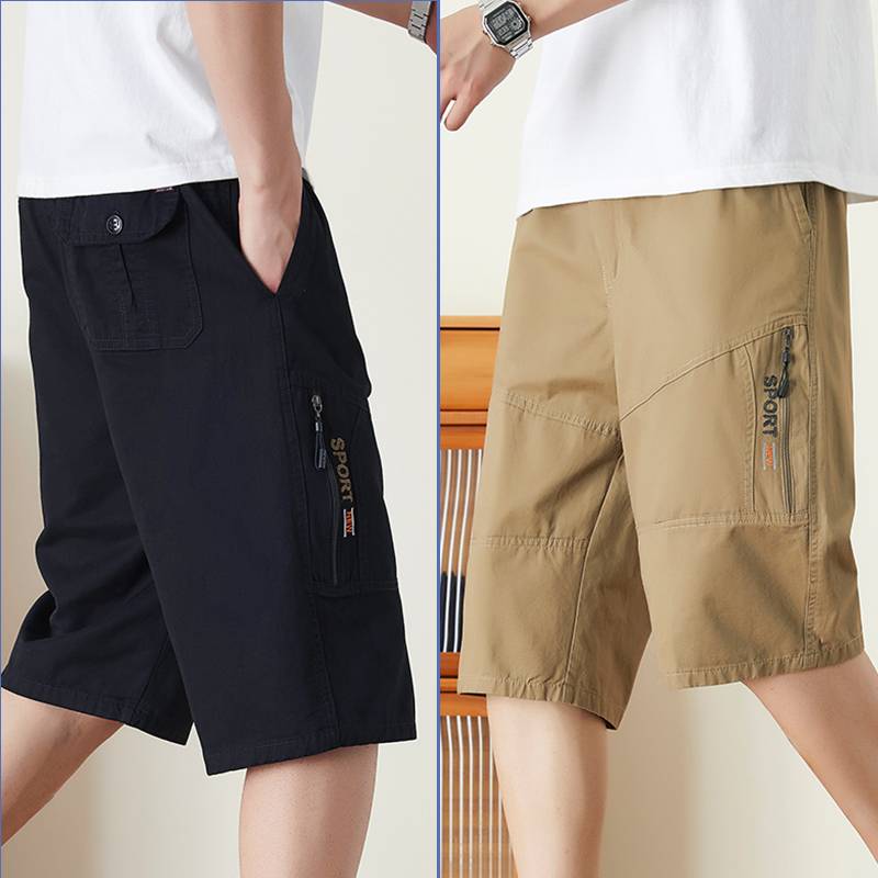 Black and blue + khaki