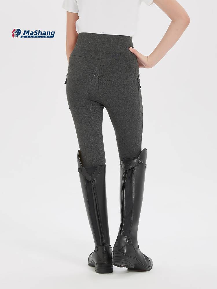 Mashangma's youth ultra -thin all -glue horse pants comfort training competition equipment riding pants