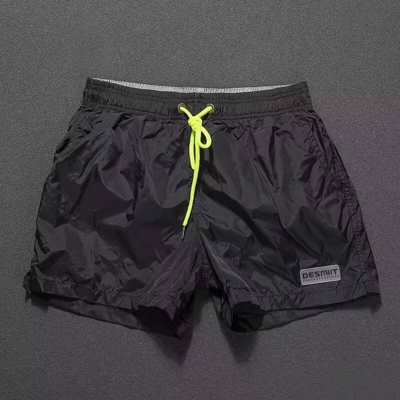 2024 Summer New Fitness Sports Two Three Pants Men's Drying Casual Large Famental Dirty Dirty Straight Pants