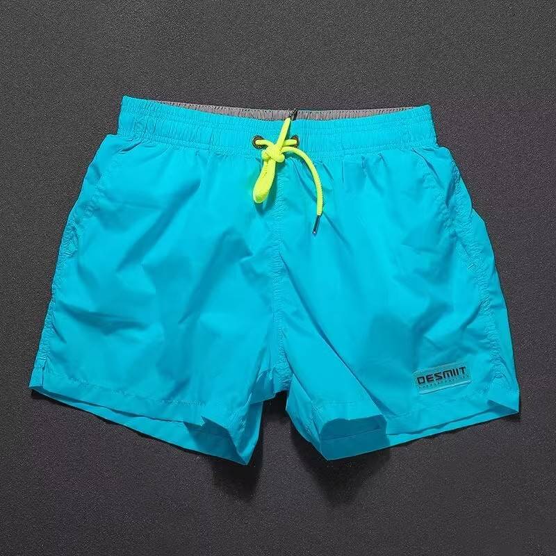 2024 Summer New Fitness Sports Two Three Pants Men's Drying Casual Large Famental Dirty Dirty Straight Pants