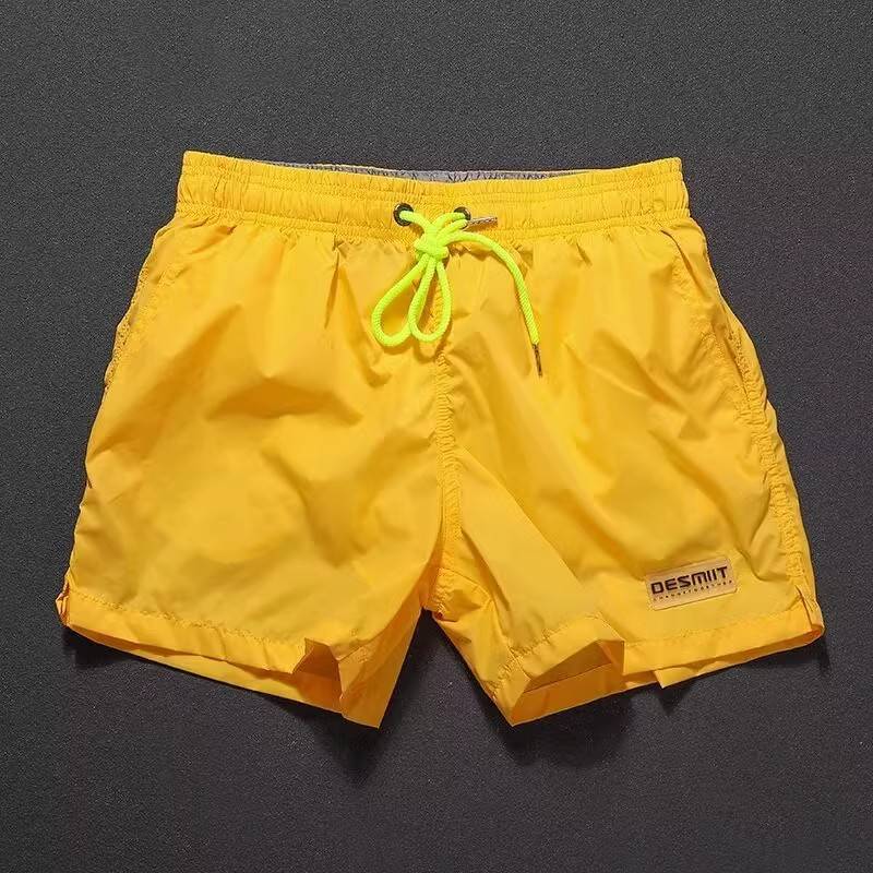 2024 Summer New Fitness Sports Two Three Pants Men's Drying Casual Large Famental Dirty Dirty Straight Pants