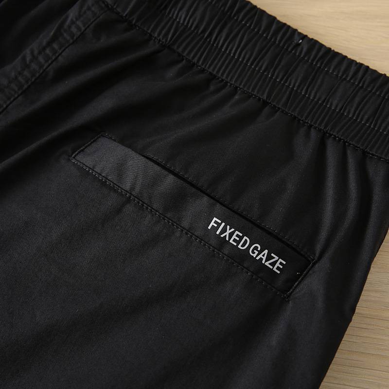 Old place high elastic ice silk cotton workers shorts men's summer leisure trend penta pants men's horse pants