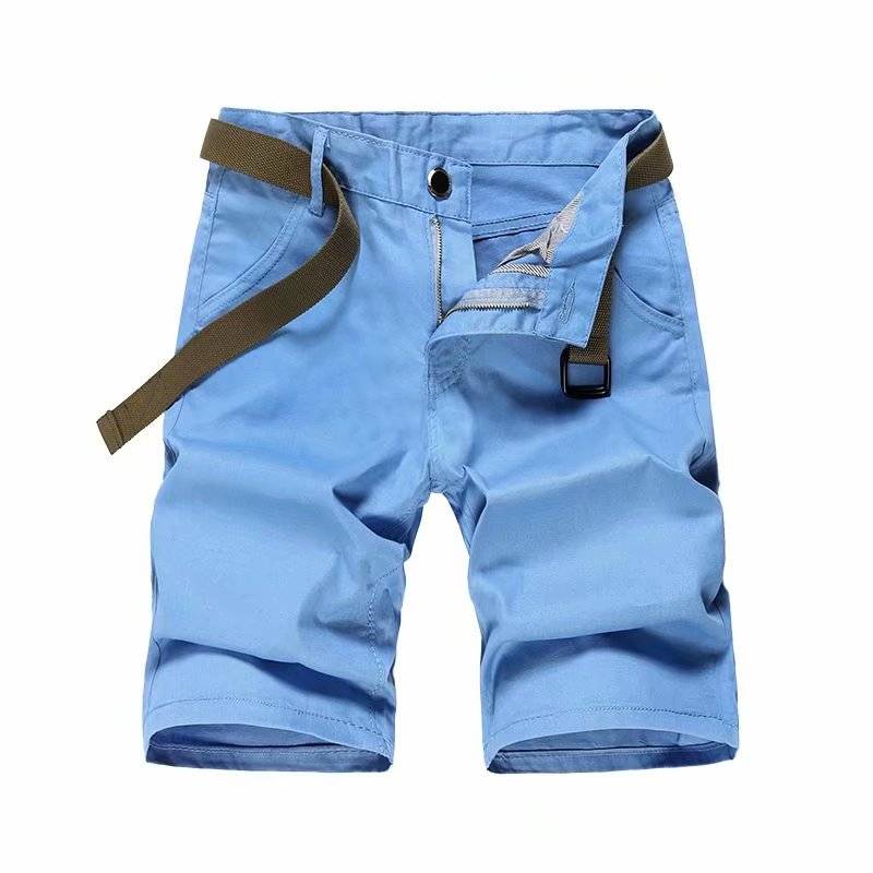 Summer five -point work shorts, men's sports, leisure loose straight tube trend, thin half pants, pants pants pants