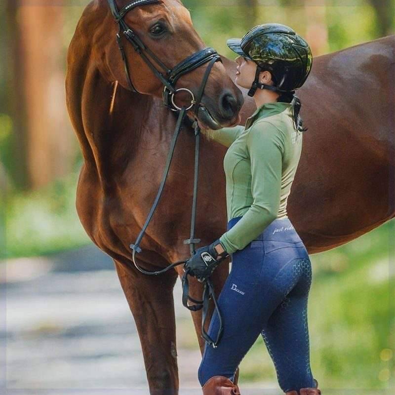 2024 new equestrian pants pants autumn and winter riding pants plus pills with equestrian clothing silicone equestrian pants, knight equipment