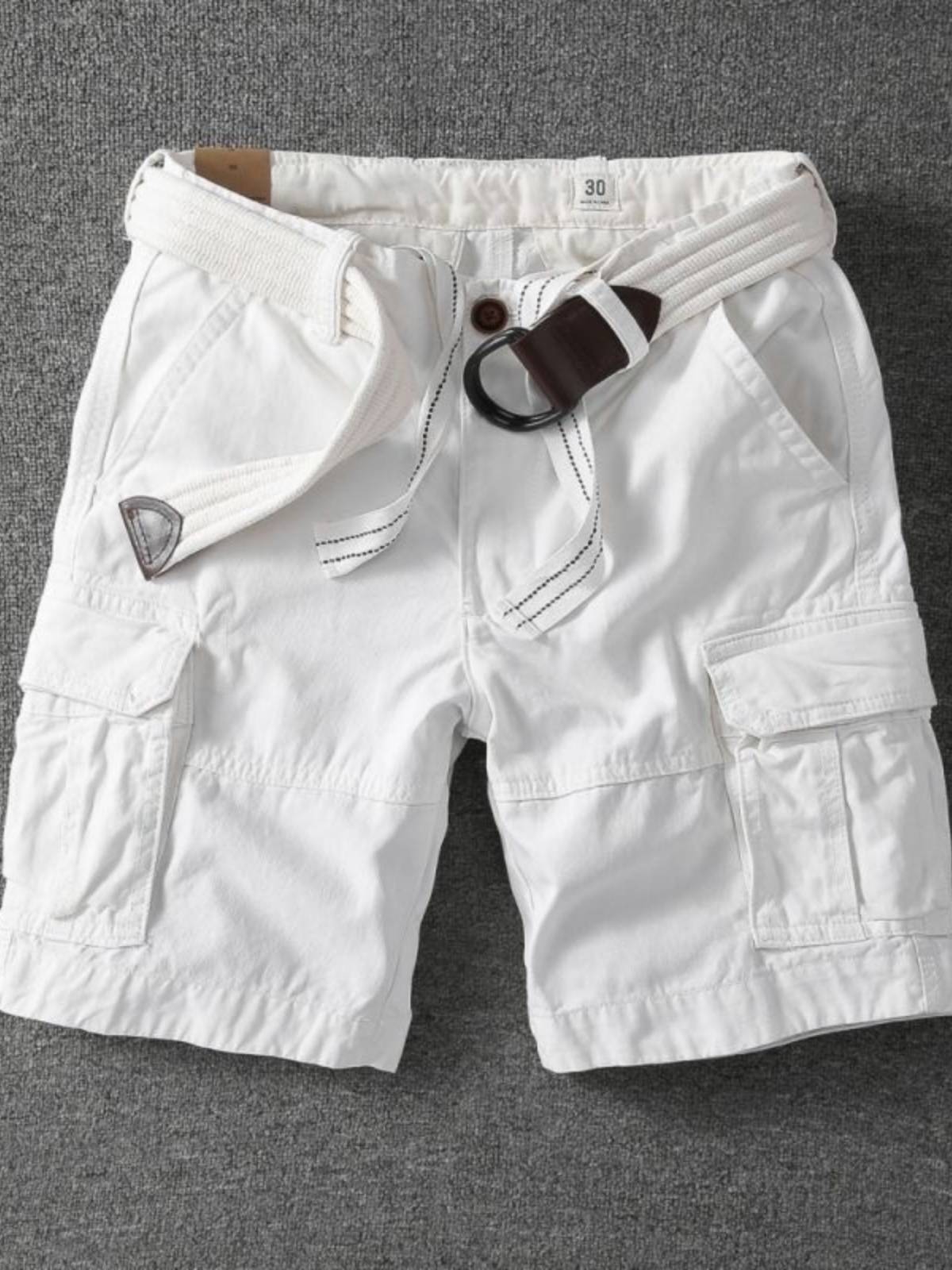 Working shorts Men's summer outdoor sports American bags of pants pants casual pure cotton umbrella soldiers horse pants half -body pants