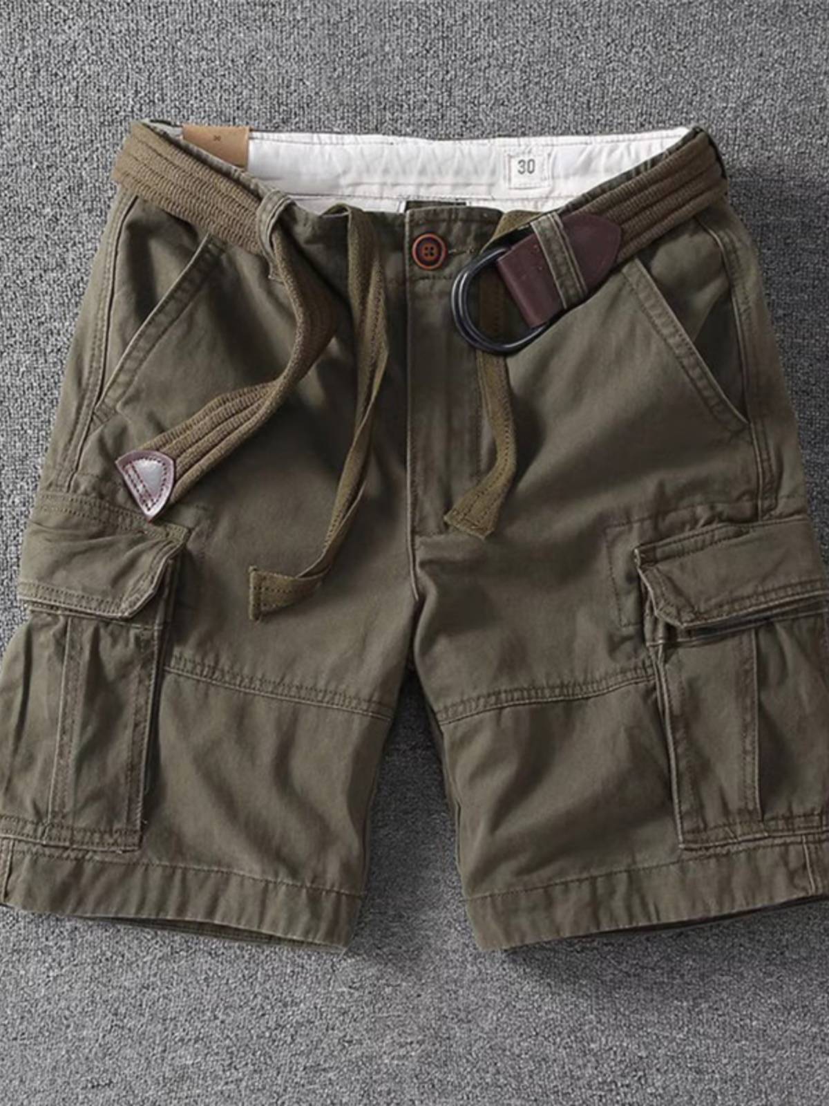 Working shorts Men's summer outdoor sports American bags of pants pants casual pure cotton umbrella soldiers horse pants half -body pants