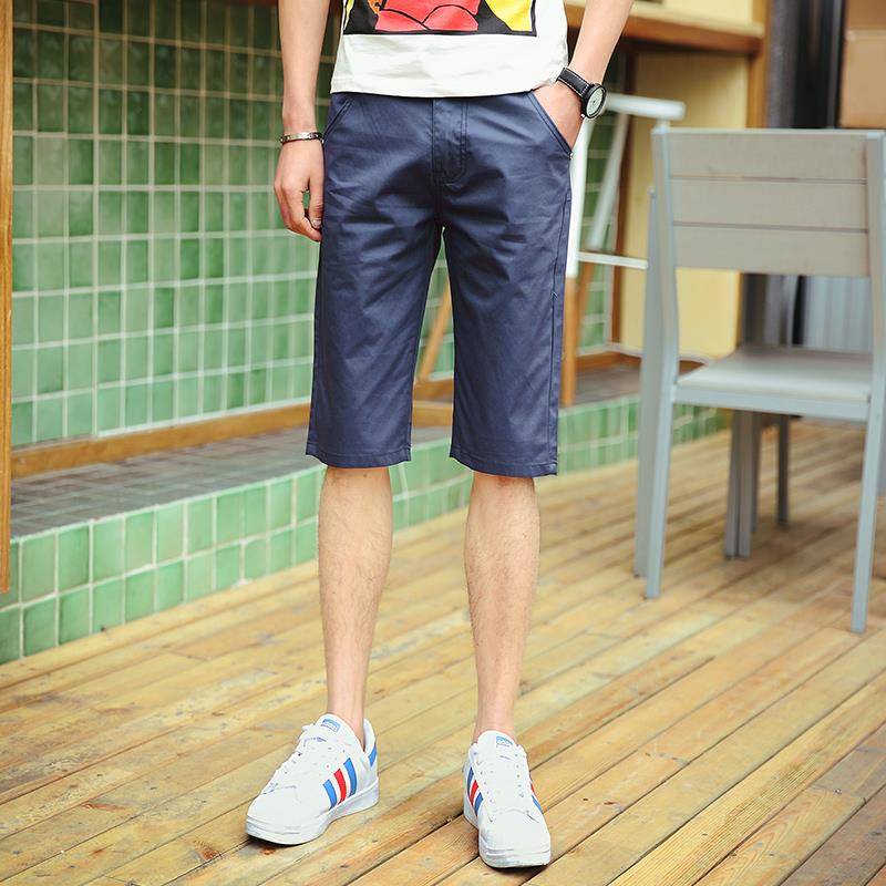 Qi brand authentic summer men's clothing 5 points, pants 7 points, seven -point horse pants, summer cotton large size thin casual short