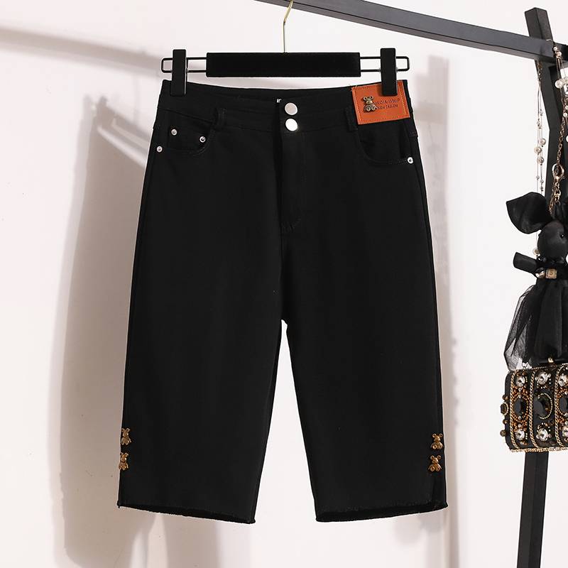 black five-minute cowboy shorts in the summer chubby-skinned pony pants