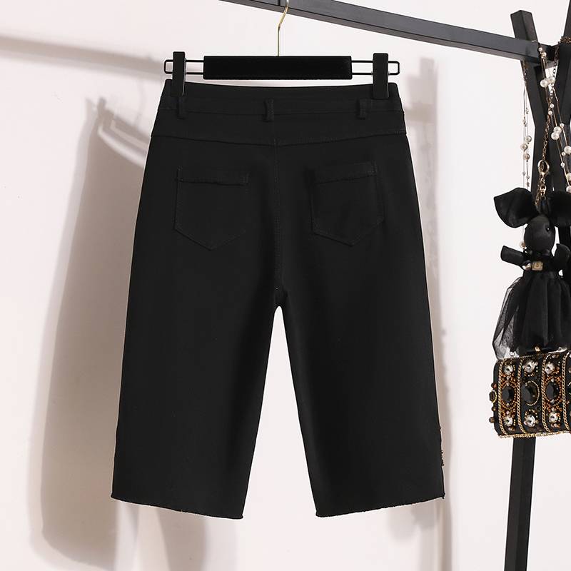 black five-minute cowboy shorts in the summer chubby-skinned pony pants