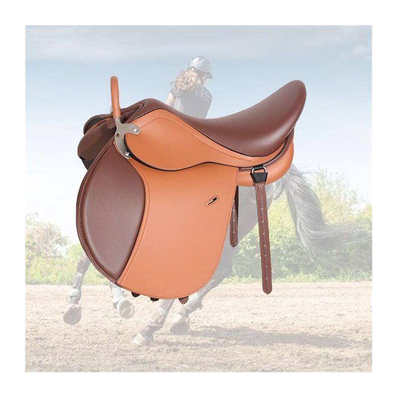 Auspot comprehensive saddle disorder. Saddle teaching novice saddles and travelers cyclical saddle, saddles, double belly belt super fiber horse saddling round