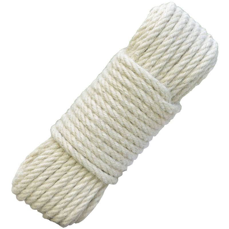 White hemp rope bundle rope handmade woven DIY creative material cat grabbing board climbing rope decorative water pipe