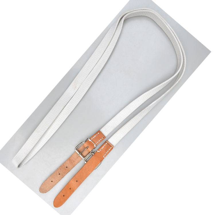 A white oxen-covered rope
