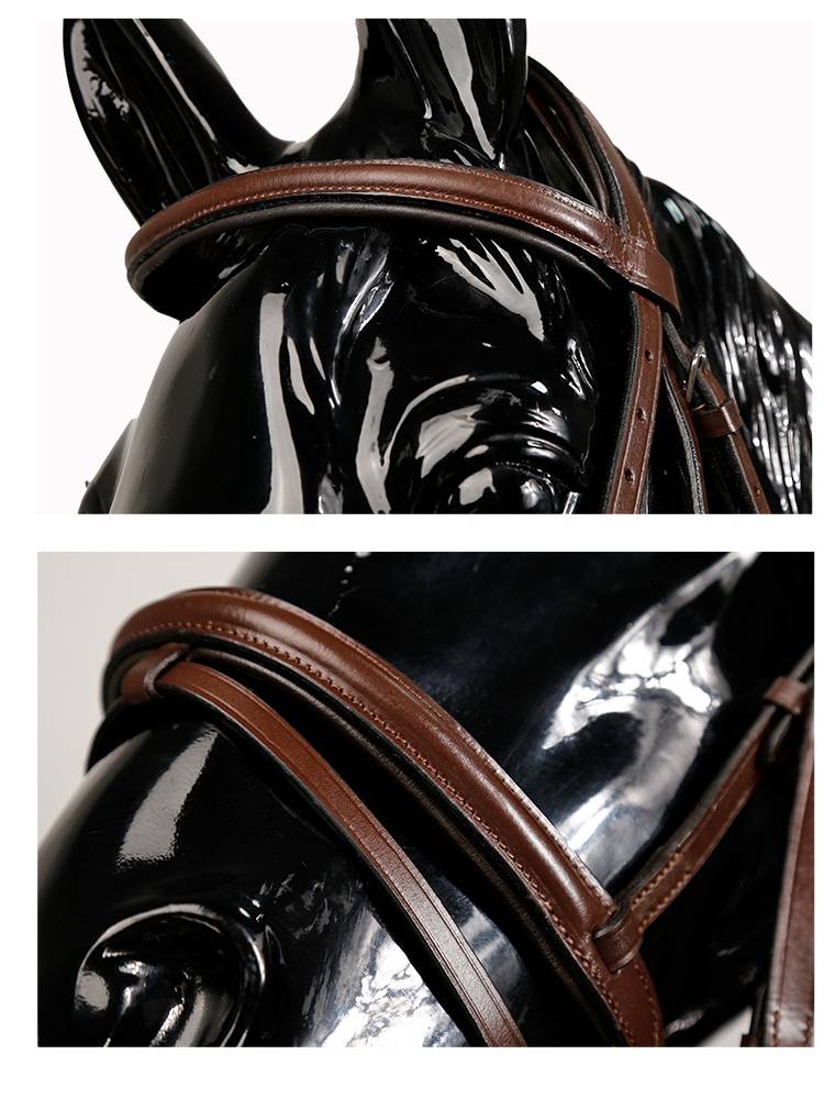 Rzen standard cowhide reins reins ride on equestrian sports Rocky horse horses 8218103