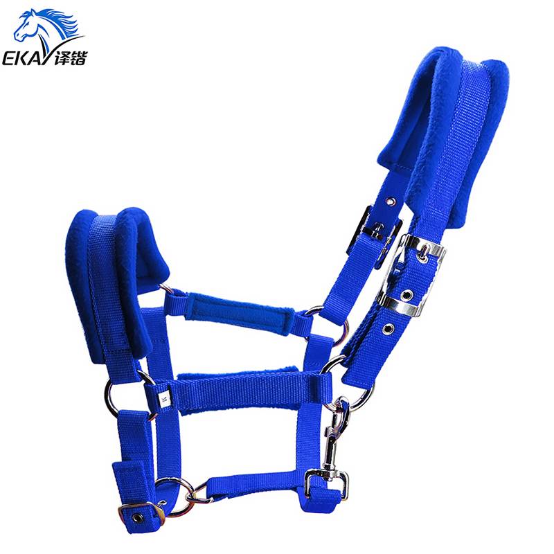 25 mm wide horse cage head silver metal buckle can adjust the length of the horse