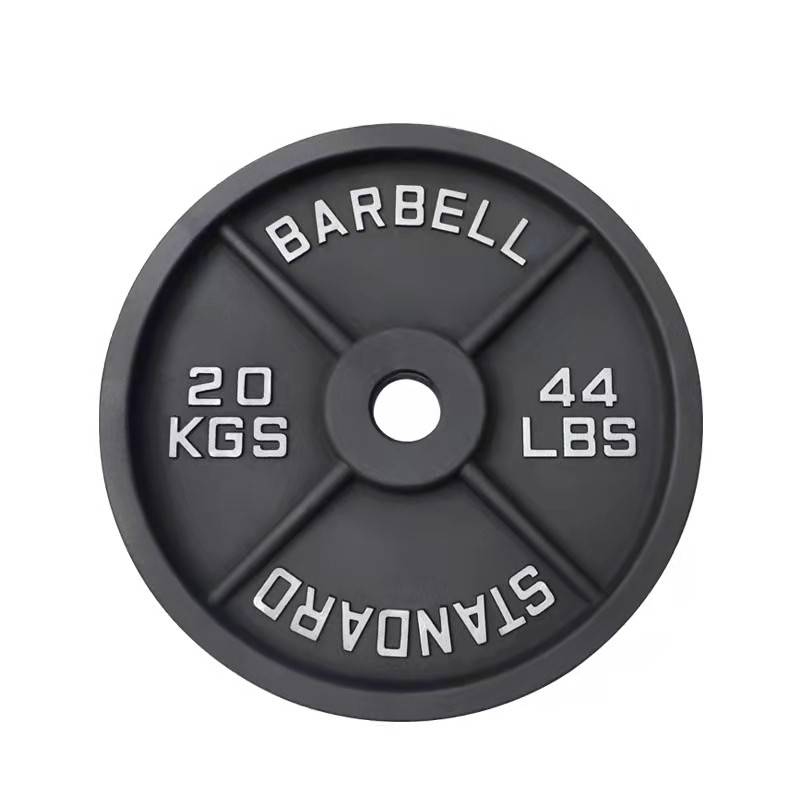Large pore barbell tablet, paint cast iron, October, a common four tendons 2.5-25kg men's squat dumbbell tablets hip bridge weightlifting
