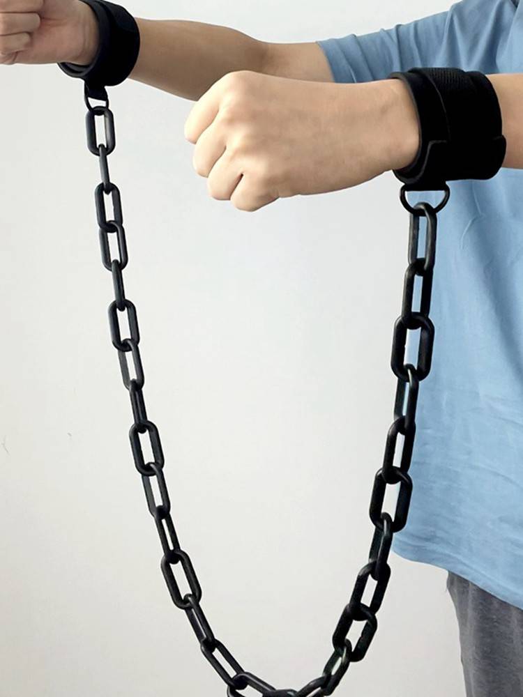 Stage performance chain item props Peking opera Li Dazhao Li Yu and chain chain clamor prisoners' torture bracelet foot chain customization