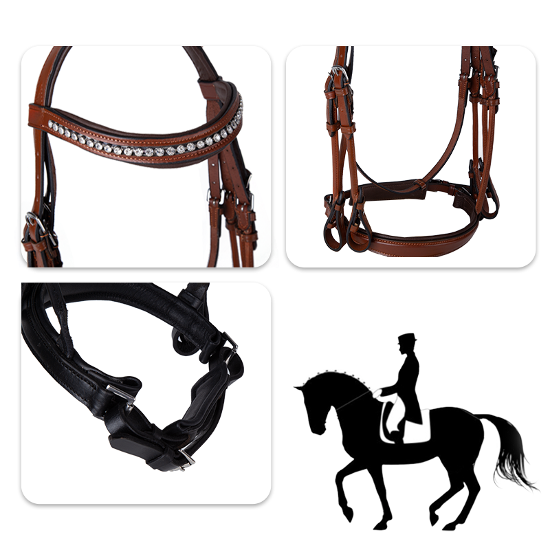 Cavassion imported drilling horse art water reins set dance stadium Rockma horses 8218107