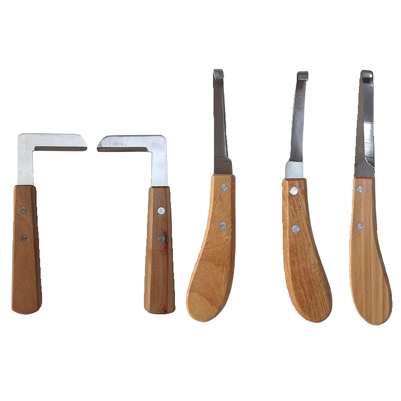 Cow uses hoof knife boutique carbon steel horses donkeys and hoof tools, straight knives Boarded Pakistan breeding field cattle repair hoof