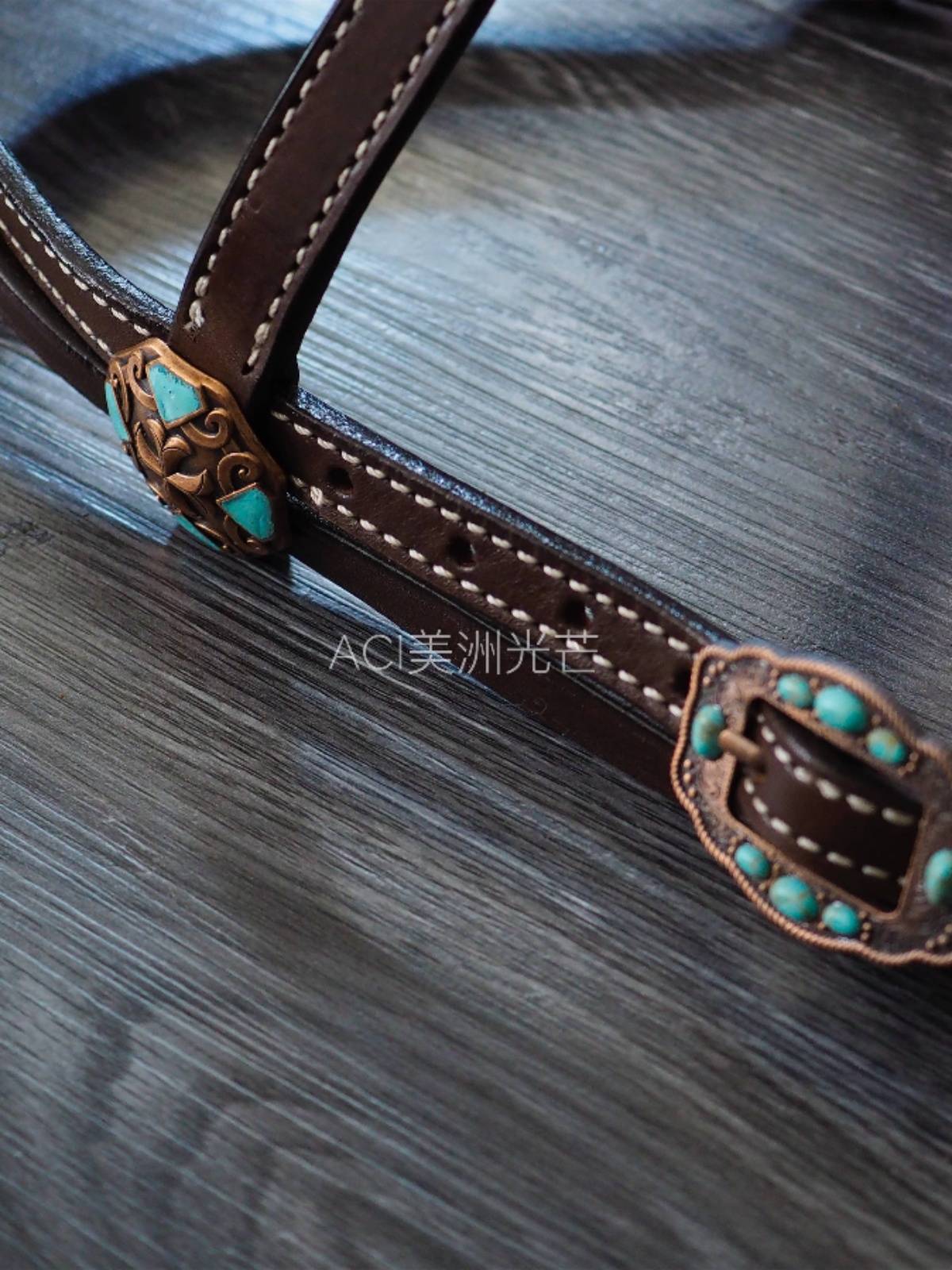 American imported leader western cowhide Laileyo Anfeng denim horses