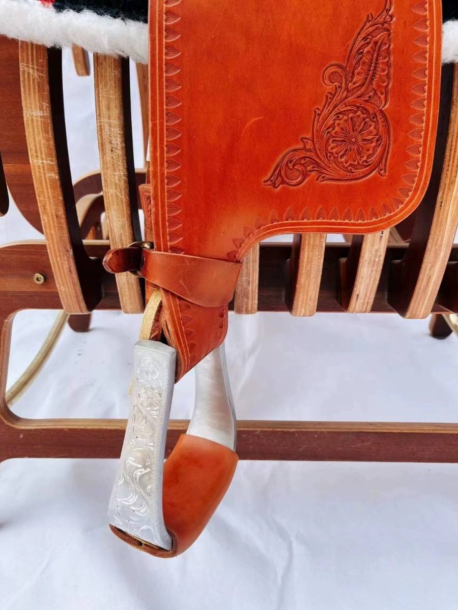 Outdoor western saddling horses, safe horses, horses, horses, horses, horses, horses, horse saddle accessories aluminum material pedal