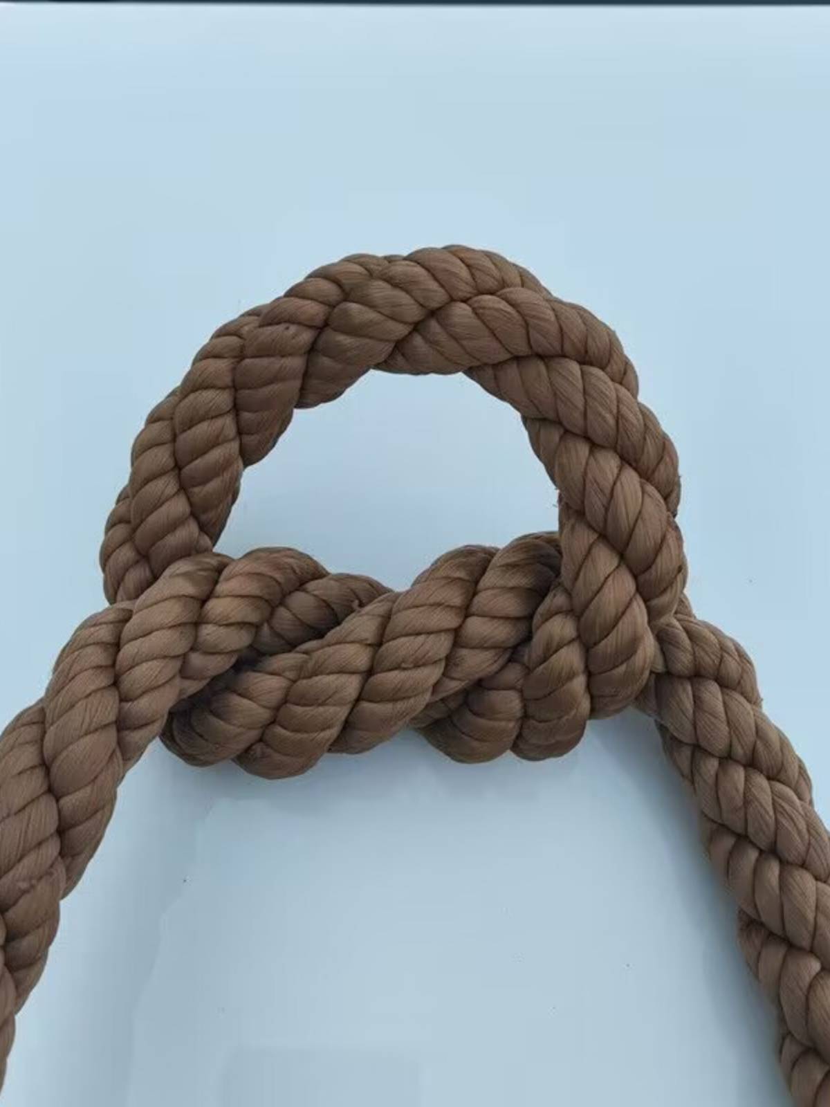 Nylon rope polyester three -stranded rope imitation hemp rope yellow landscape guardrail protective decoration bundle thick ship cable -rope anchor