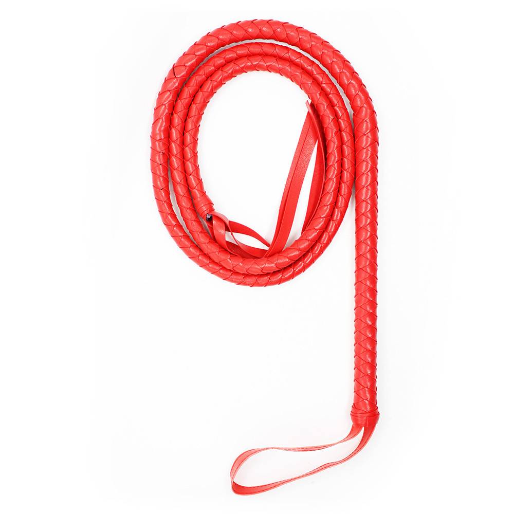 Shepherd long leather whip PU Black Halpca COS Caval Equipment JK camera props lolita fitness snake whip