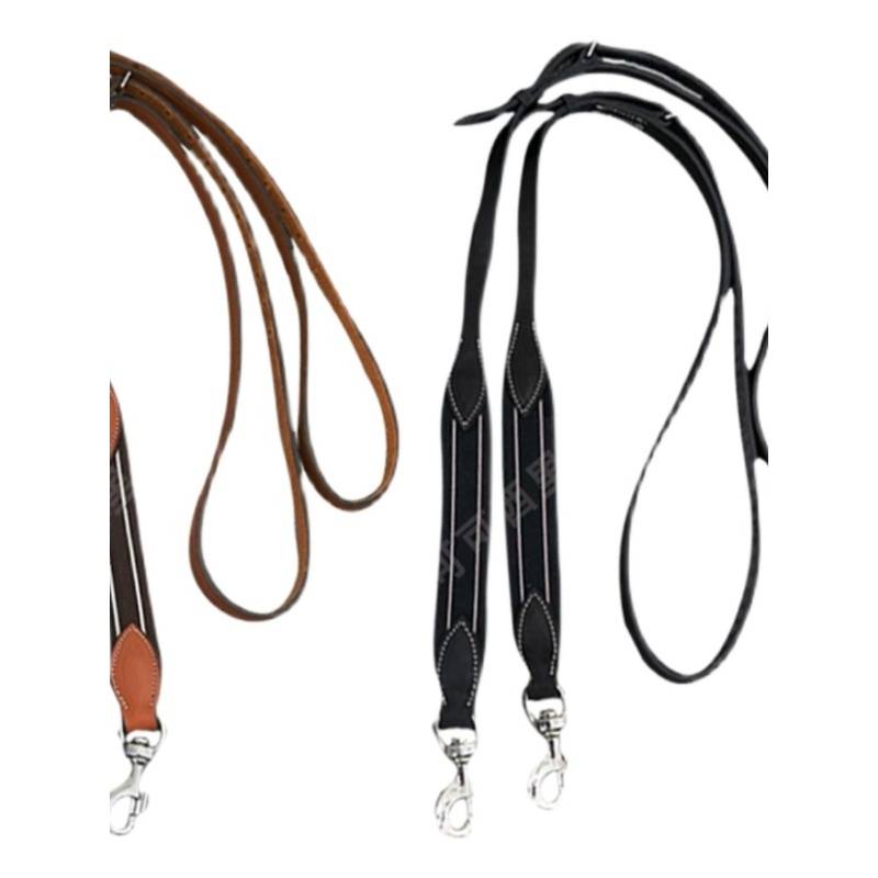 Side horse reins tampered horse rein rope side reins auxiliary reins, cowhide material material wear resistance, horses horses horses horsema products