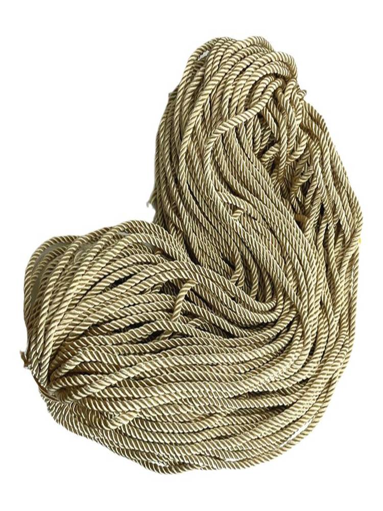 5mm bright twist bundle rope three -strand craft gifts decorative hemp rope woven nylon sofa rolling edge
