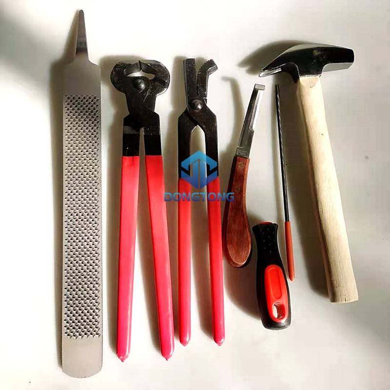 Free shipping hoof nailing tool set Horseshoe knife, hoof repair tool, horseshoe knife cut hoof clamp and pressing tie tie horses