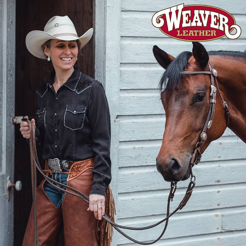 The US imported WEAVER Western Mailele Set Western Malle