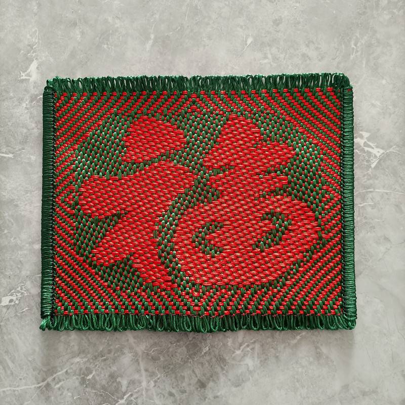 Folding stool Maza accessory thickened machine woven seat surface finished noodles blue and white face red black noodle rope to send needle thread