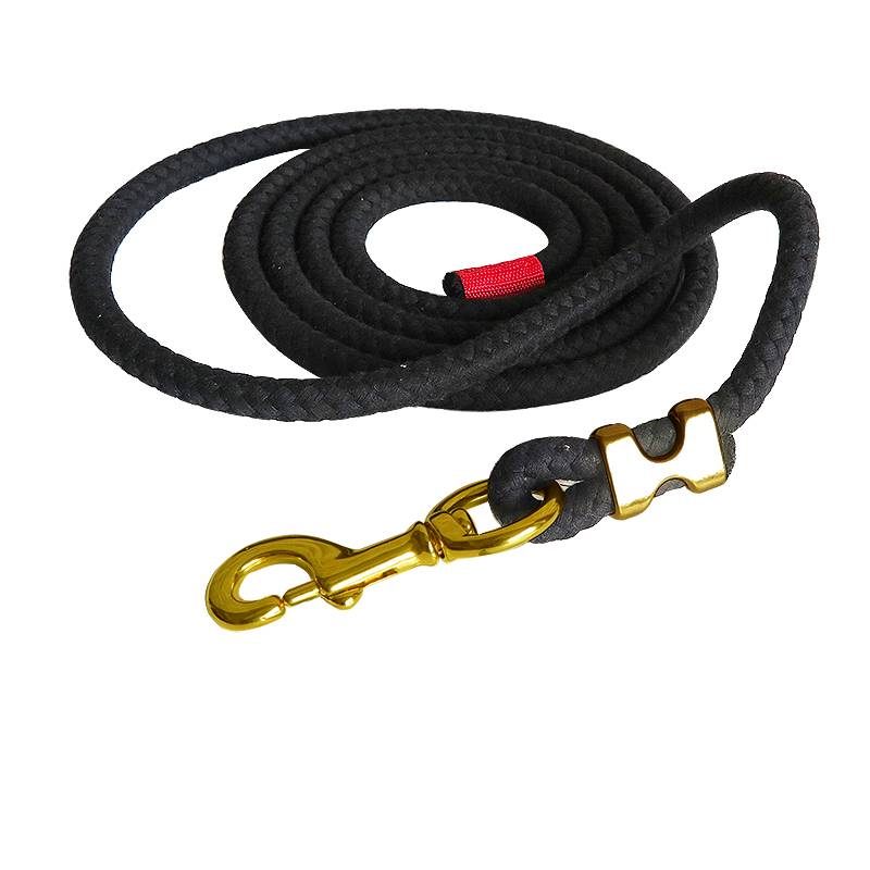 Pure cotton horsepower rope diameter 14 to 15 mm brass hooks and rope clip pets pull horse rope tail edge