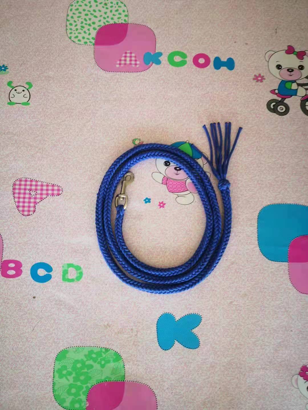 2-metre-long alloy button blue rope