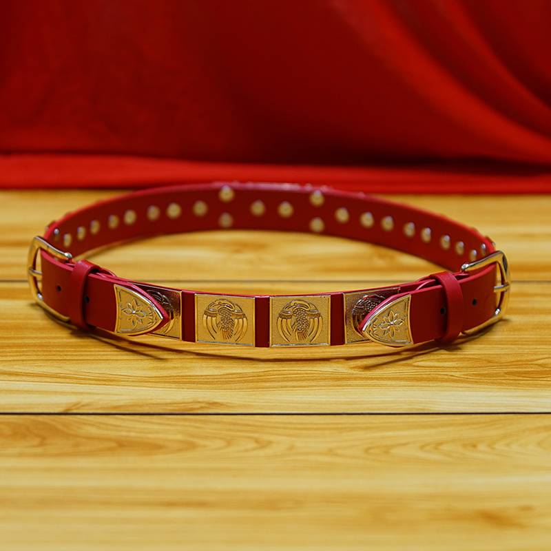 Han wedding lumbar bet, Ming system can be equipted with flying fish closing round
