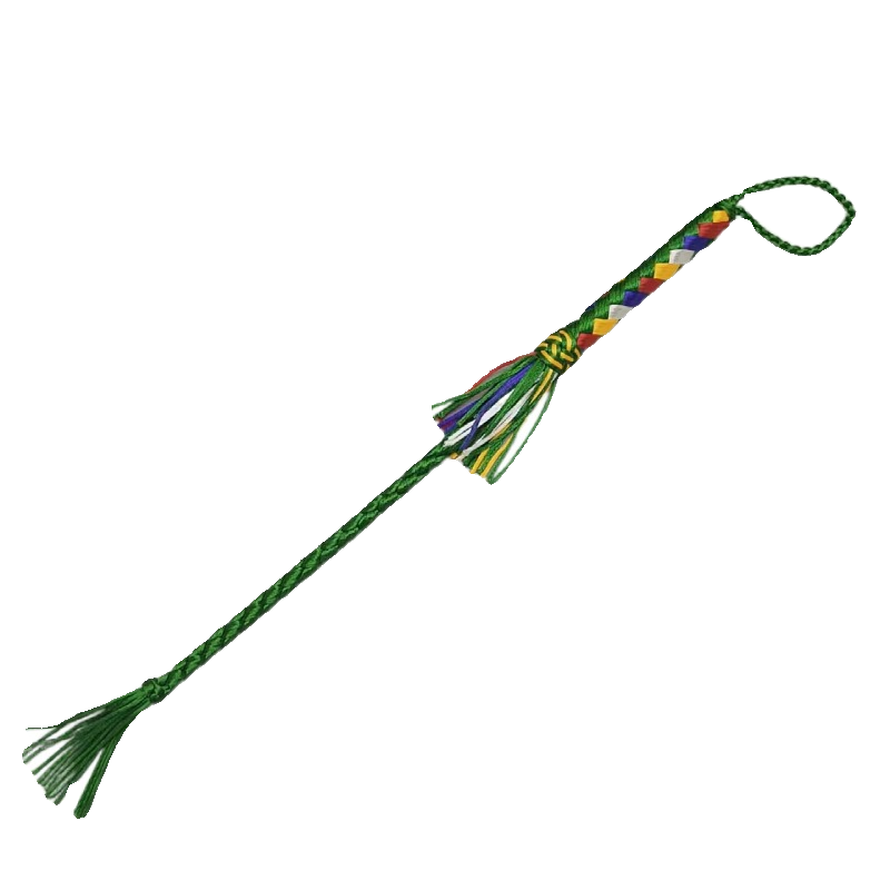 Colorful dancing horse whip horse dance stage props pure handmade weaving national characteristic crafts decorative pendant