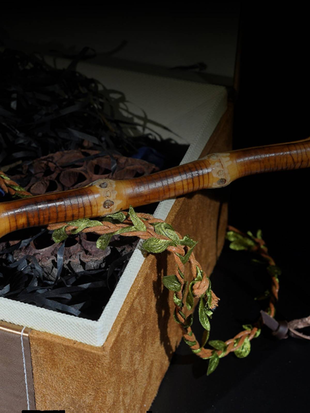 Bamboo whip SP Practice Tools Retro Flum Sanpot Set Leather Shooting whip lesion Performing dance props leather whip